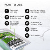 High-Performance Ceramic Wax Bundle – Iron-On Universal & Non-Fluoro Powder Wax for All Snow Conditions